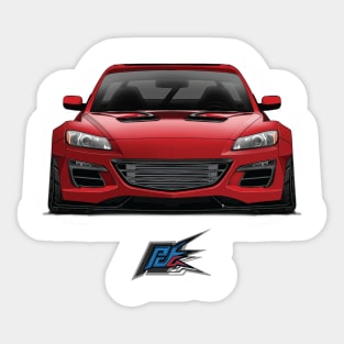 red rx8 Sticker